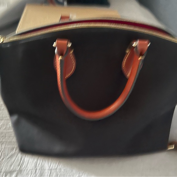 Dooney & Bourke Black and Brown Satchel - Picture 2 of 4